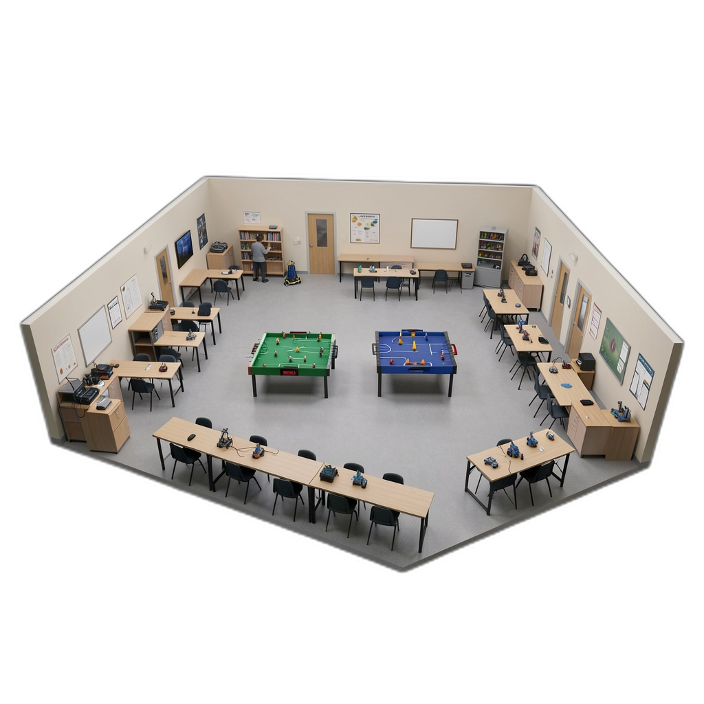 Alpha3D - AI: Create a realistic 3D interior of a “Robotics Learning ...
